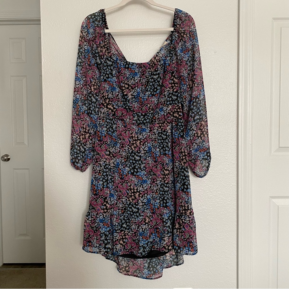 Floral mini dress